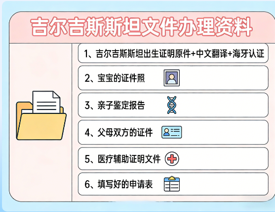吉尔吉斯斯坦代孕出生的宝宝回国落户指南